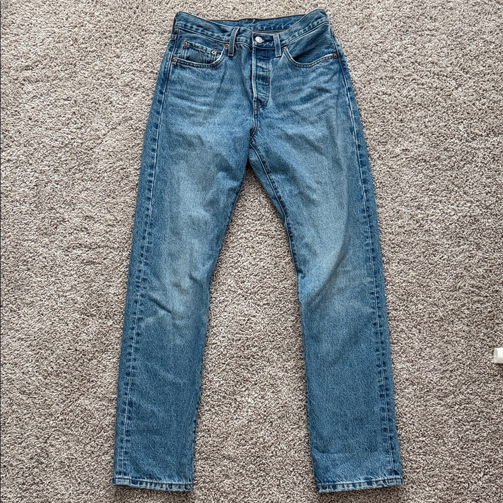 Levi's Straight Leg Blue Jeans